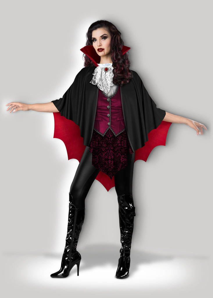 Vampiress Poncho Instant Costume CAE12053
