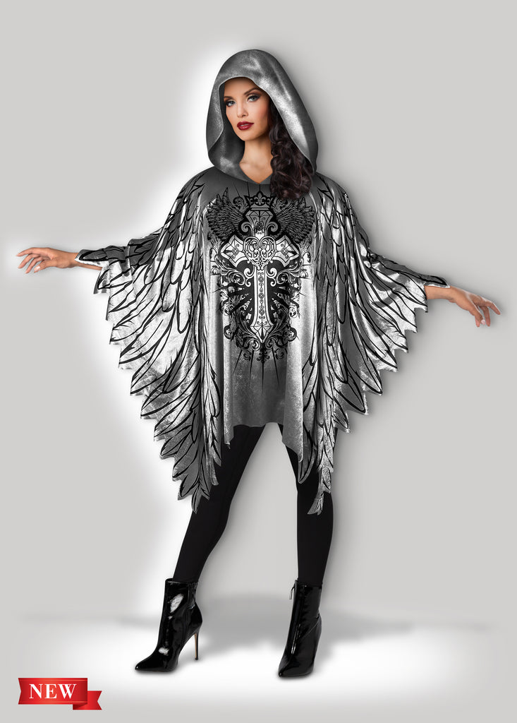Dark Angel Poncho Instant Costume CAE12056