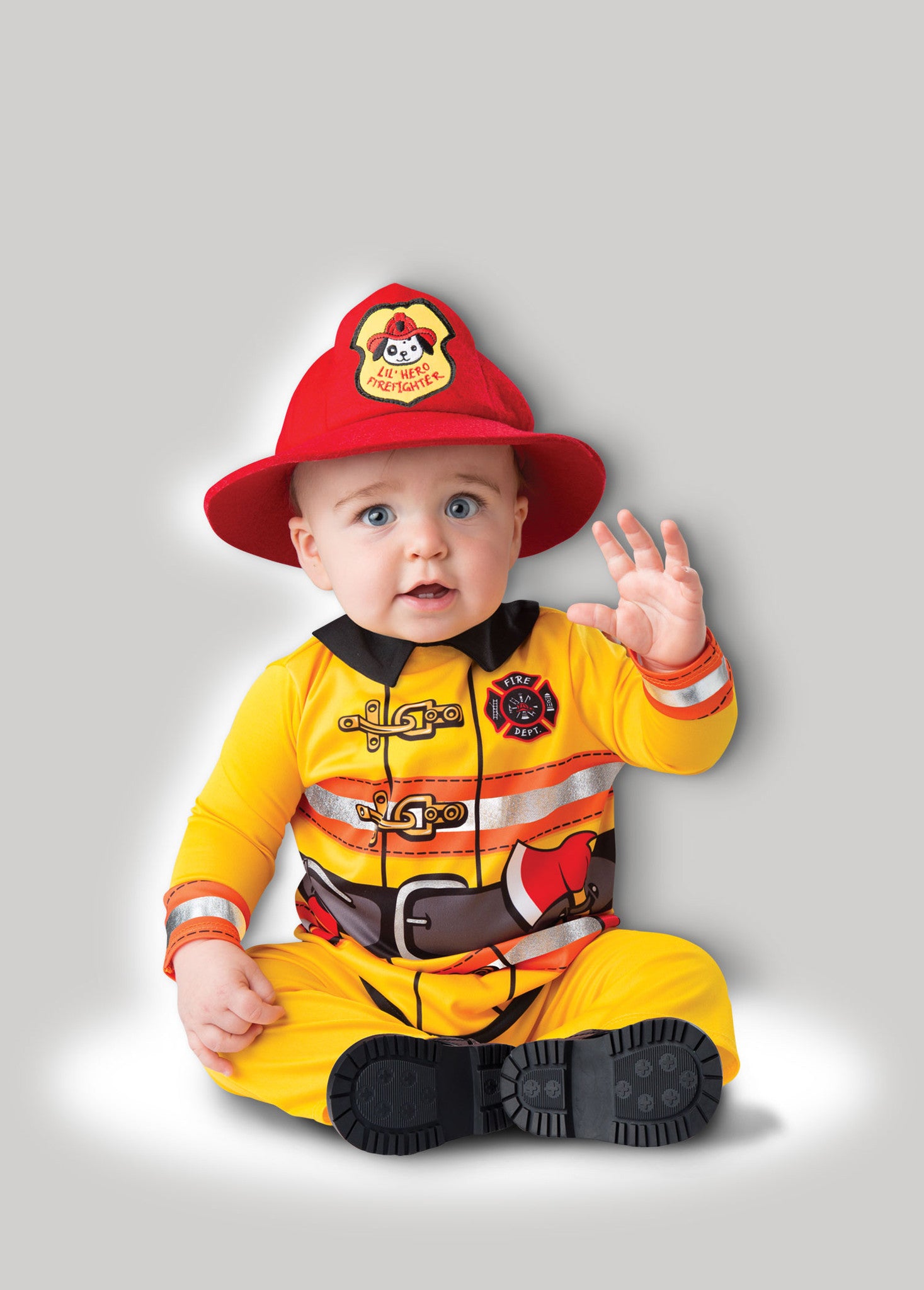 Baby shop fireman costume